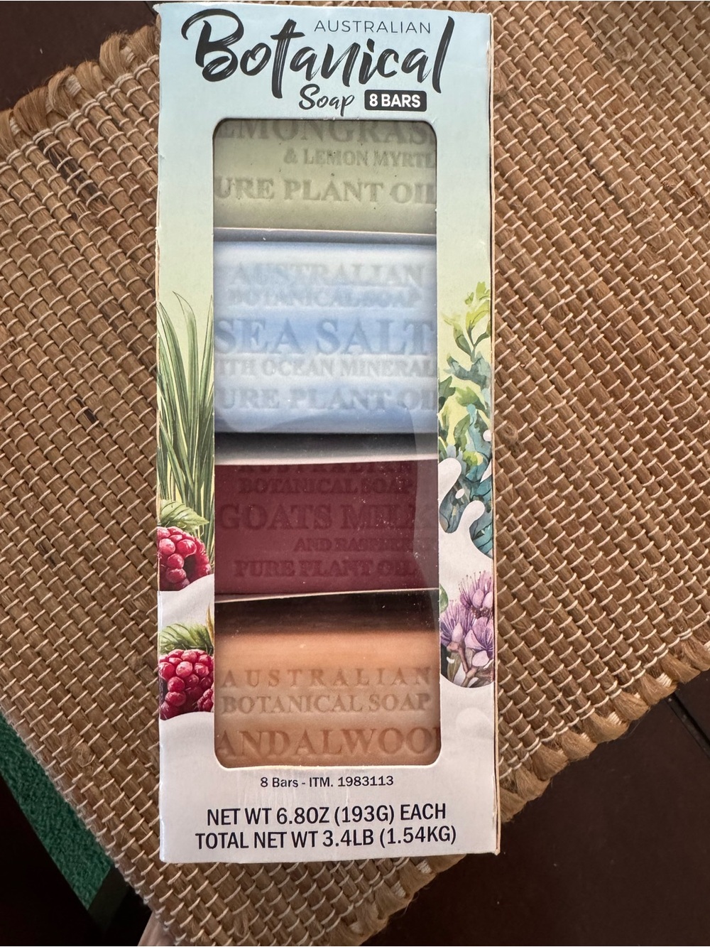 Australian Botanical Soap 7 Bar Gift Set - Multi Color